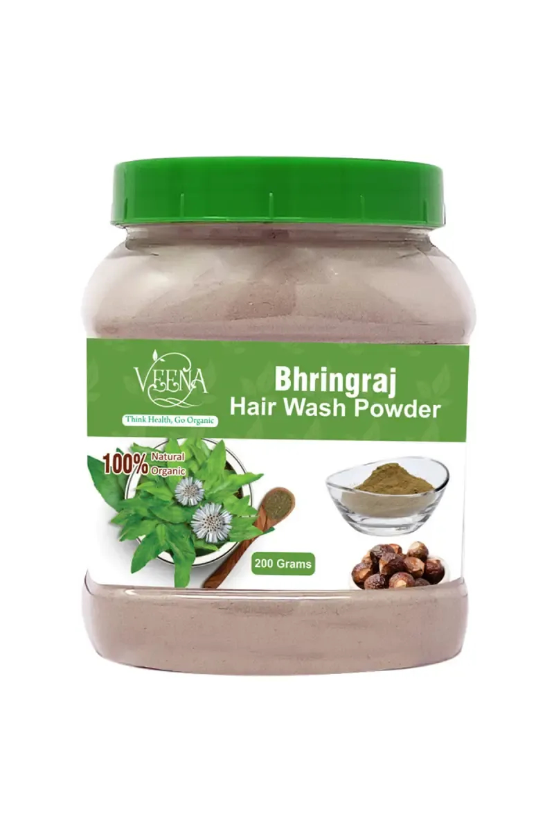 Natural Bringaraj Hair Wash Powder - 200gm