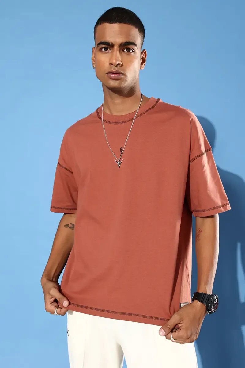 Cotton Oversized Casual T-shirt for Men