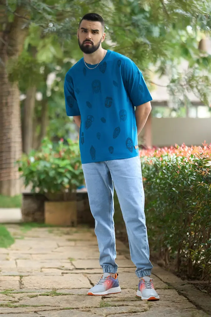 Printed Oversized T-shirt for Men