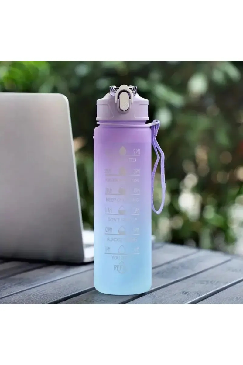 Plastic Sipper Water Bottle - 900 ml (Lavender)