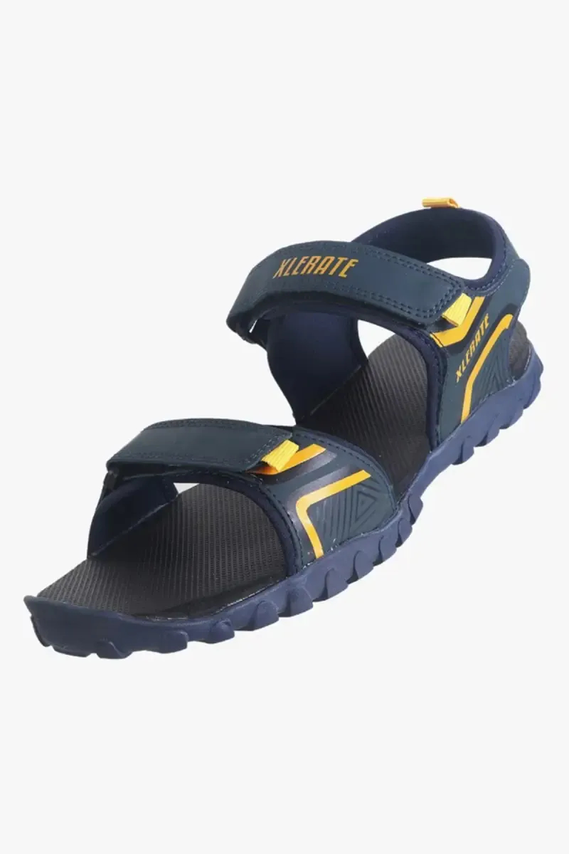 Men's Brand Printed Dual-Strap Sandals