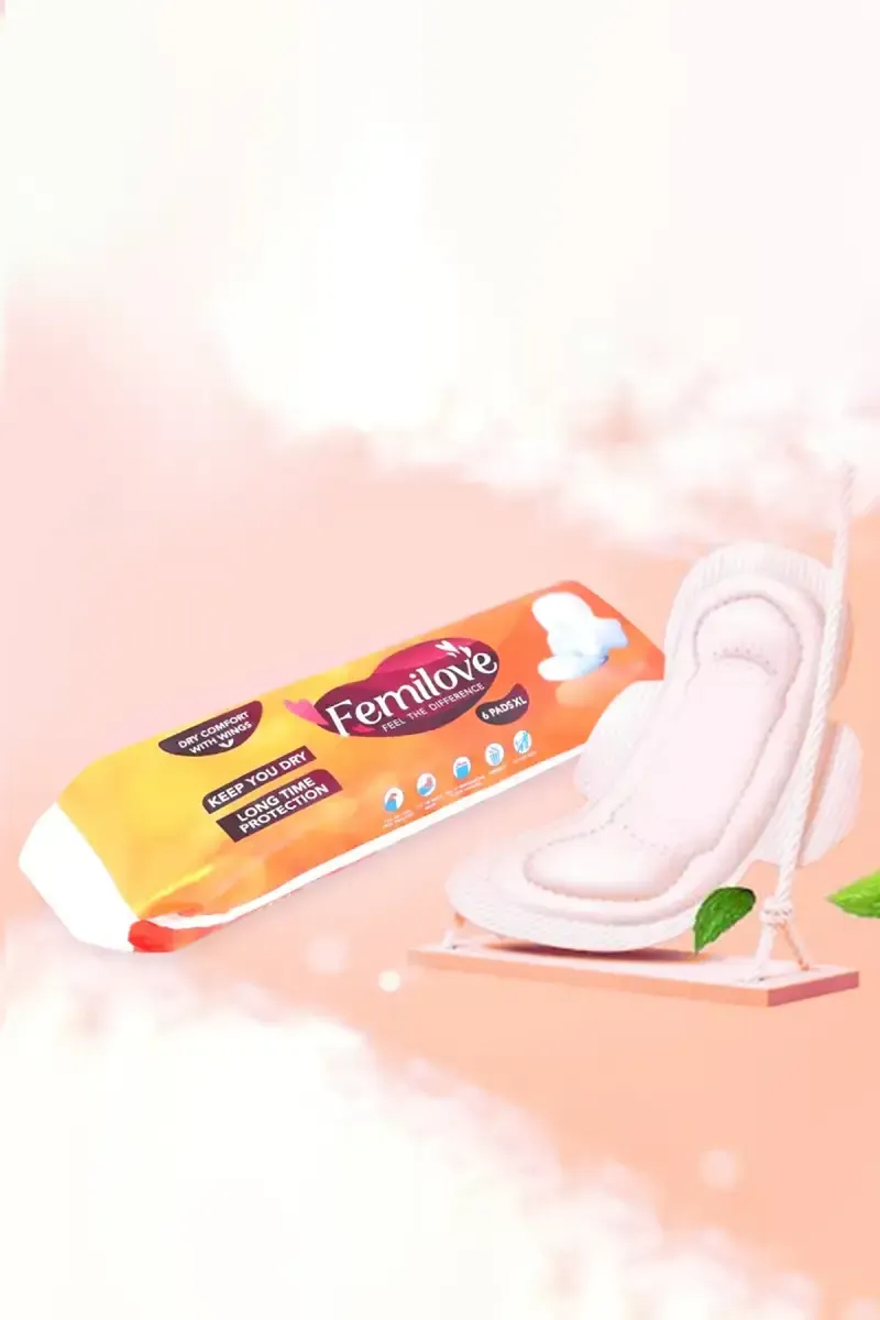 Femilove Ultra Thin Sanitary Pads (XL)- 6 Pcs 