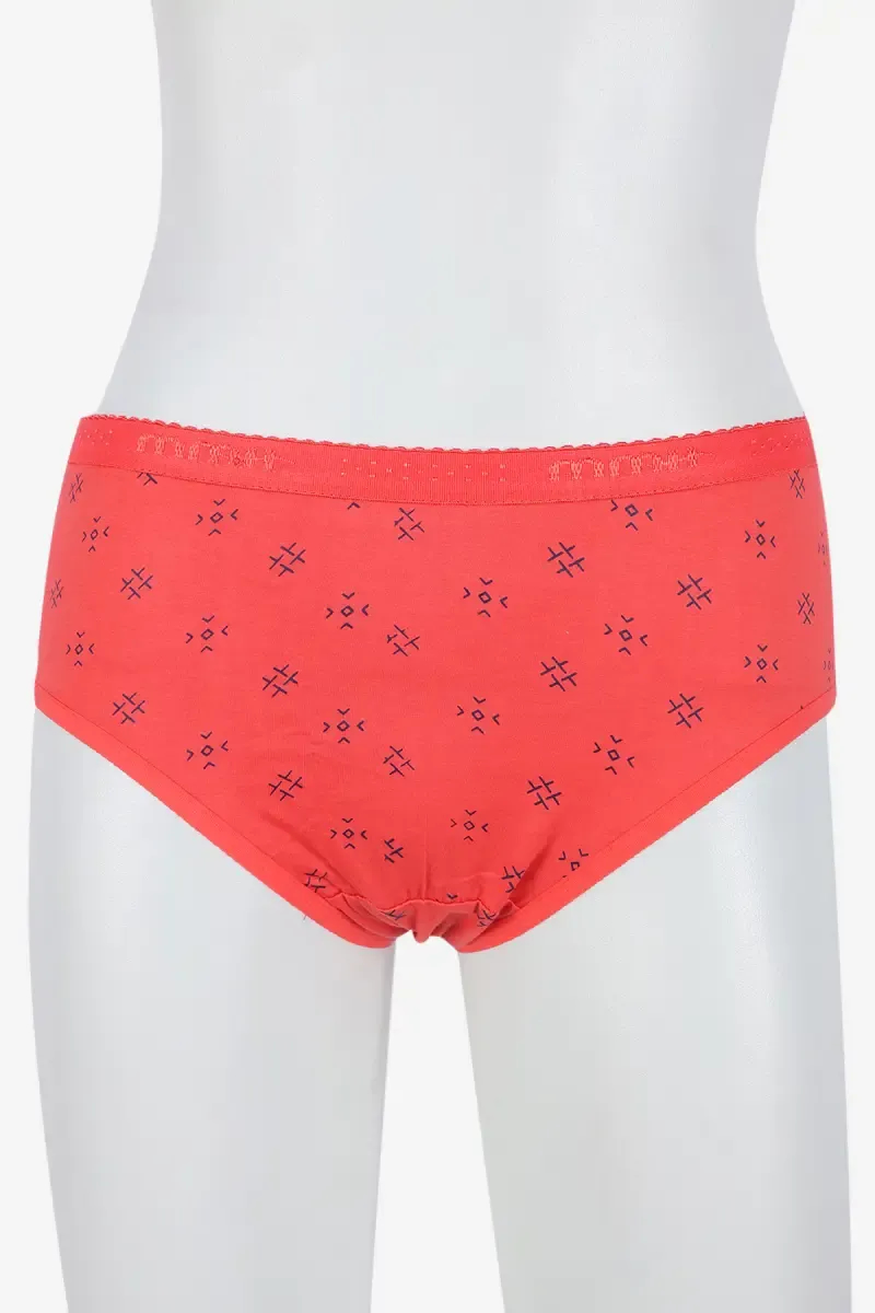 Cotton Printed Hipster Panty for Women