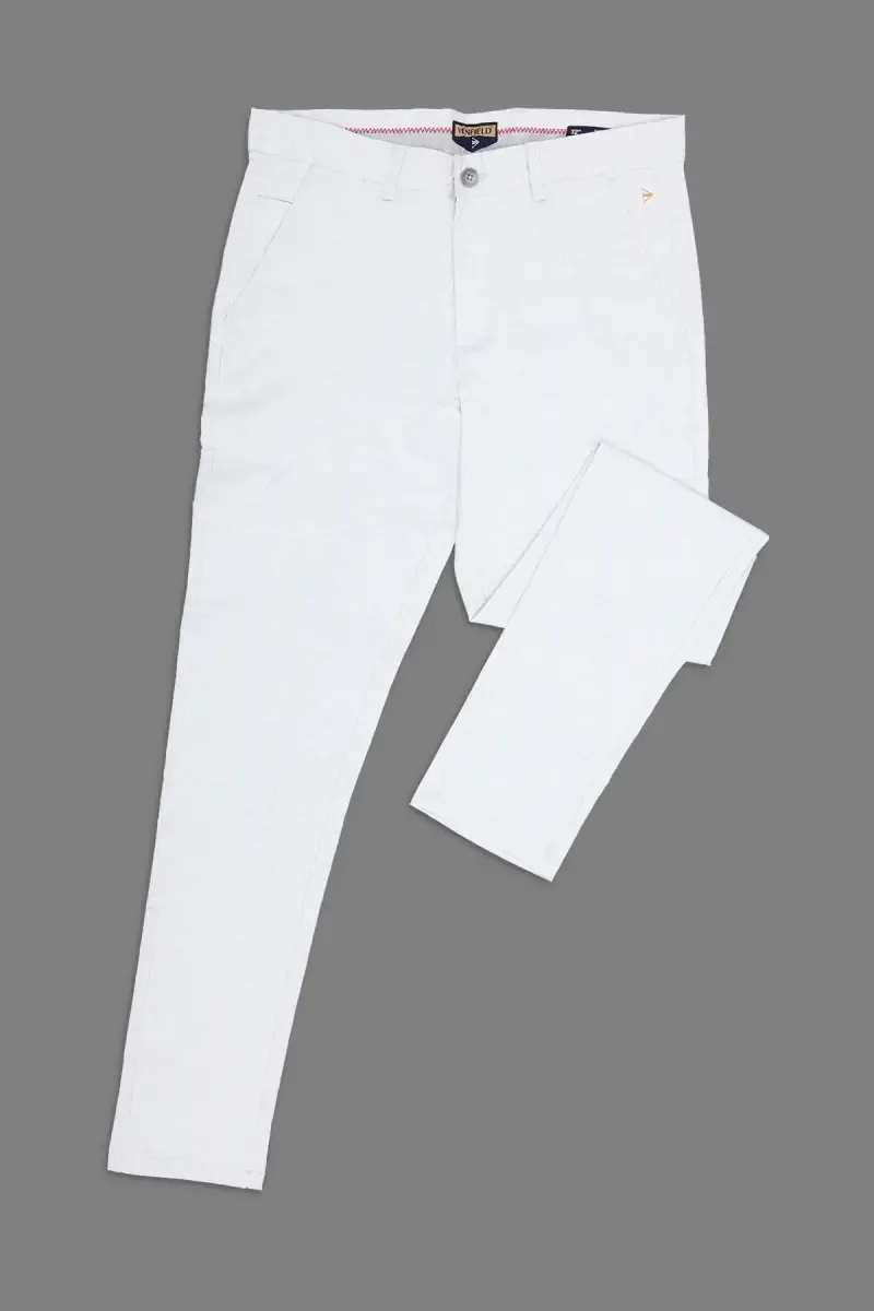 Cotton Slim Fit Trousers for Men