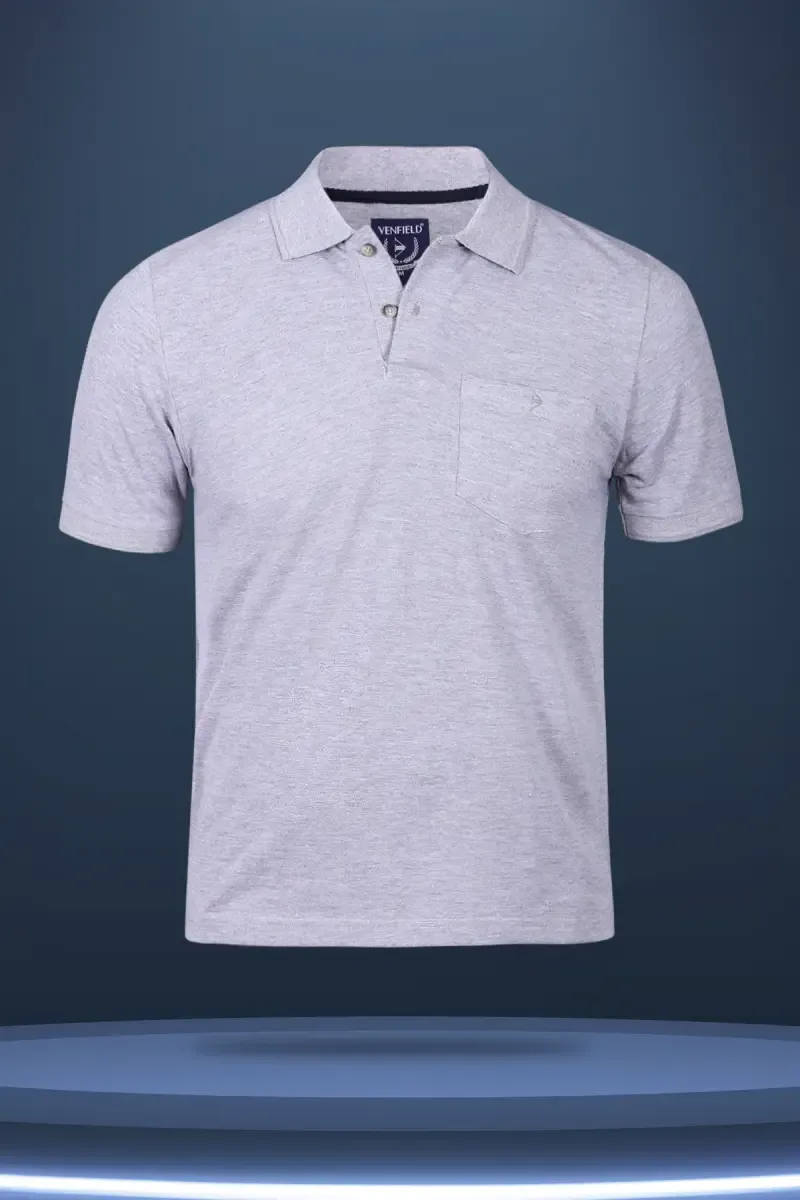 Polyester Solid T-shirt for Men