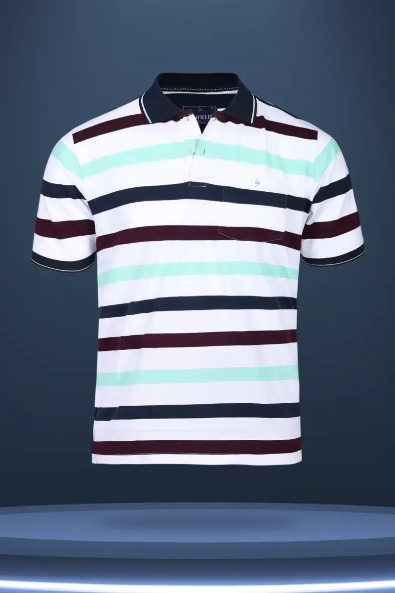 Cotton Striped T-shirt for Men