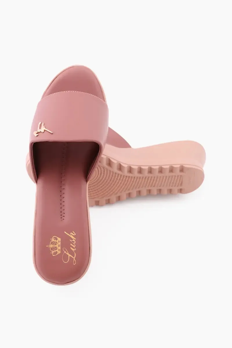 Women's Slip-On Wedge Heel Slippers