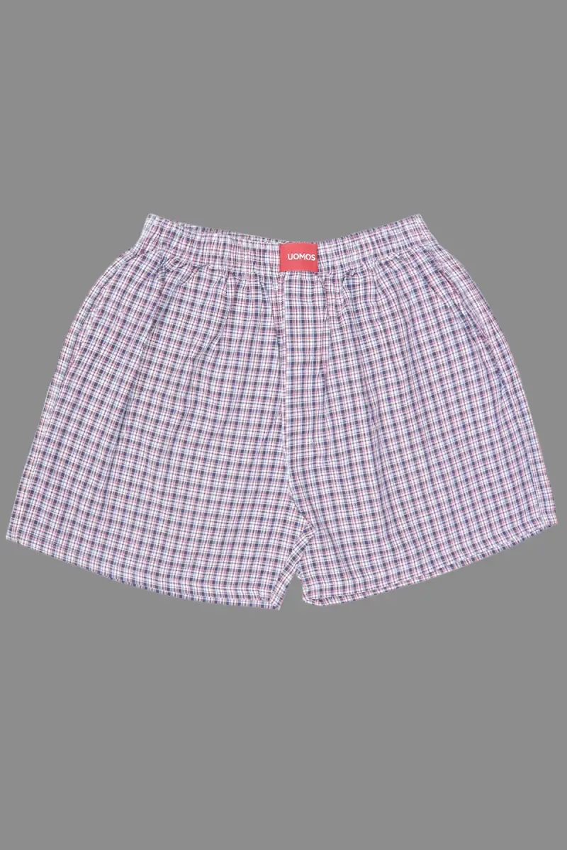 Men's Checkered Cotton Boxers