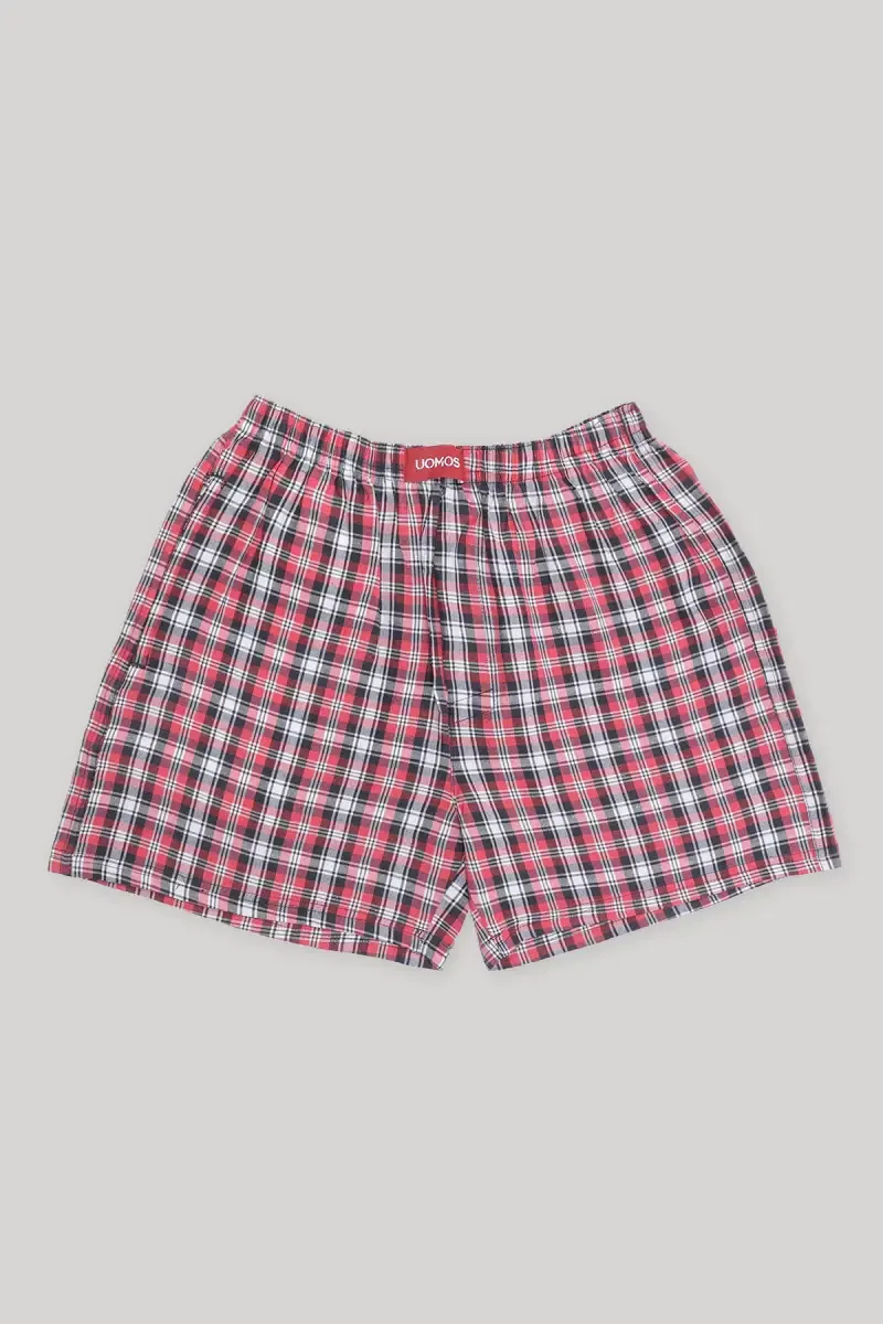Cotton Checkered Mid Rise Boxers for Men