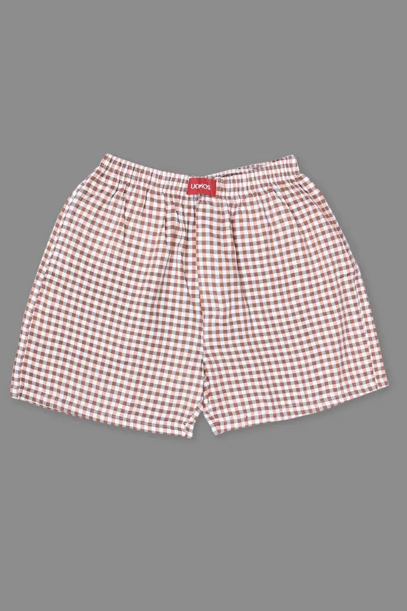 Men's Cotton Checkered Regular Fit Boxers