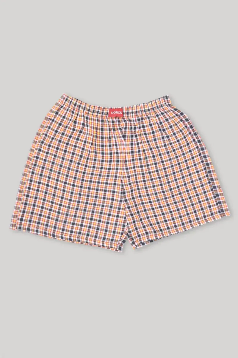 Men's Regular Fit Checkered Boxers 