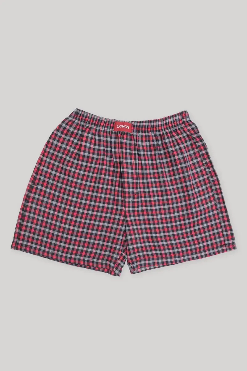 Men's Cotton Checkered Regular Fit Boxers 