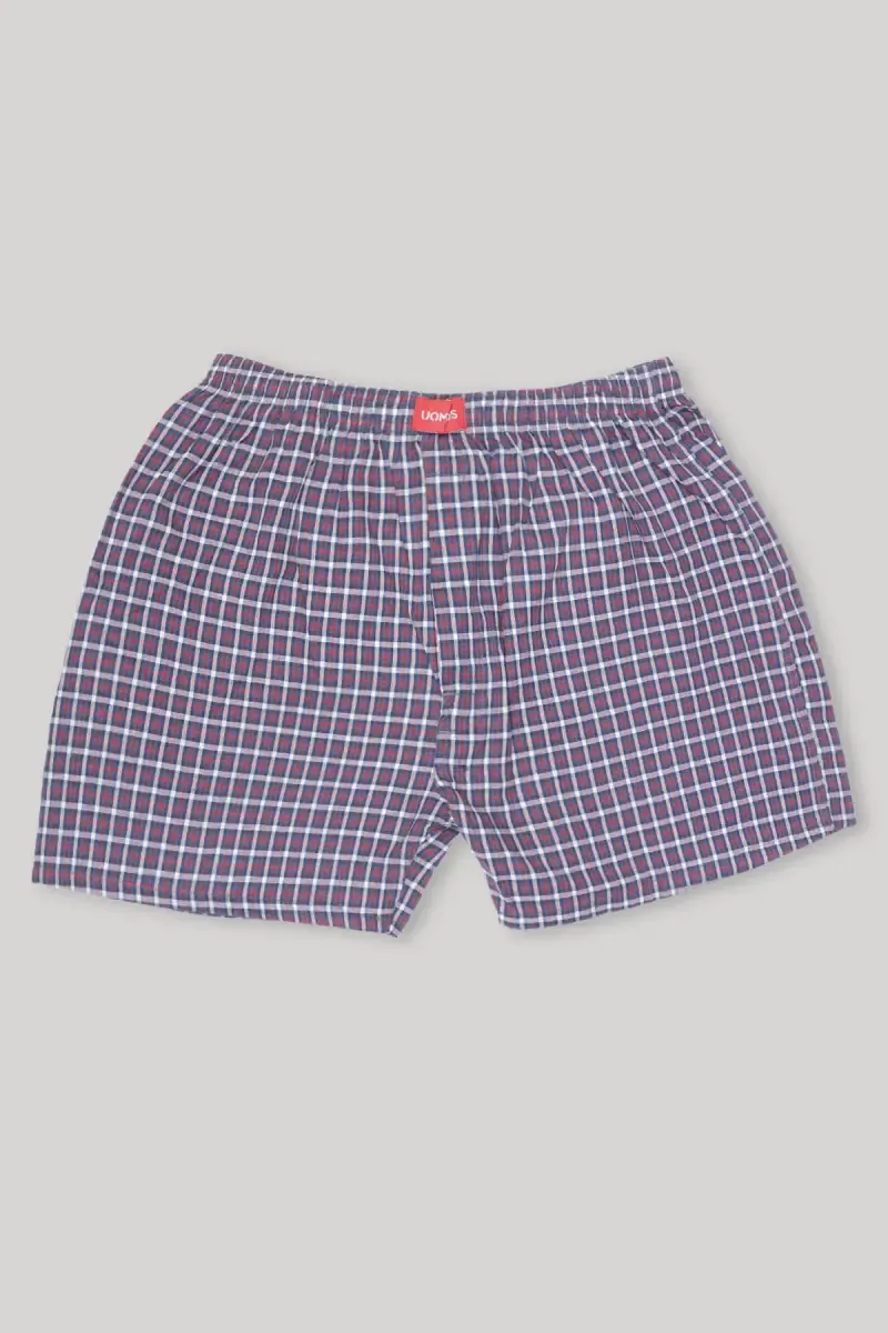 Men's Cotton Regular Fit Checkered Boxers 