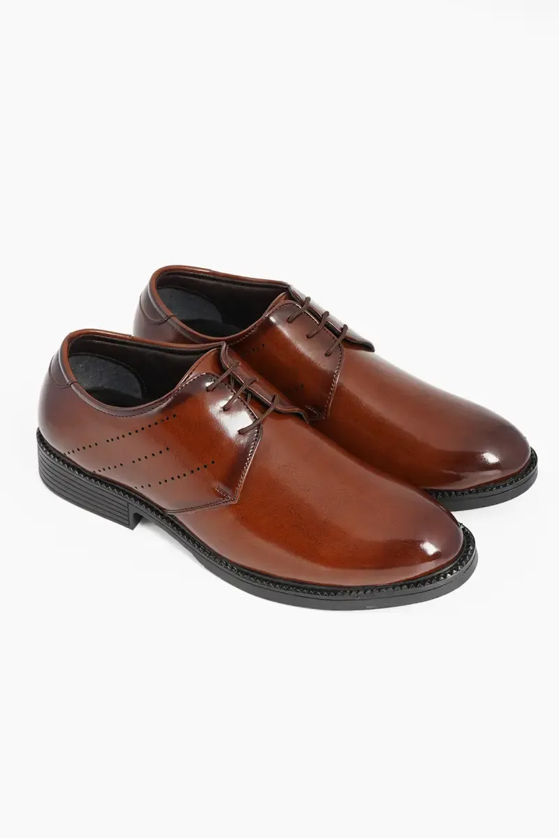 Men's Solid Derby Formal Shoes