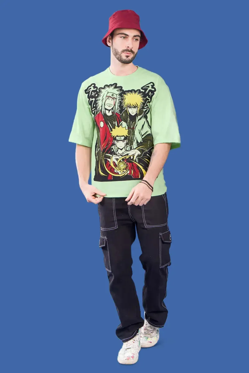 Printed Drop Shoulder T-shirt for Men