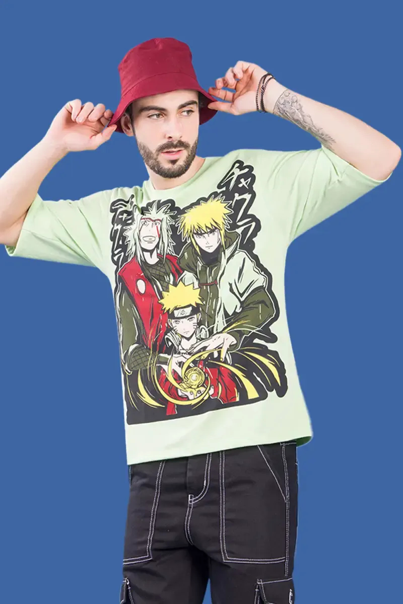 Printed Drop Shoulder T-shirt for Men