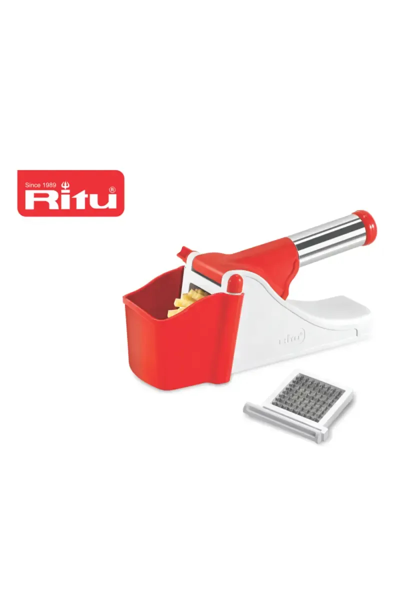 Ritu Plastic & Stainless Steel French Fries cutter - Pack of 1