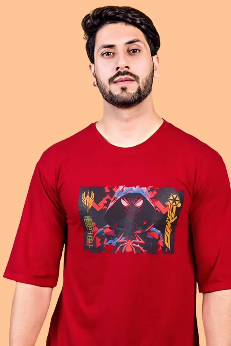 Printed Drop Shoulder T-shirt for Men
