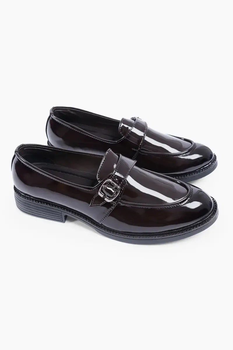 Synthetic Leather Slip-On Formal Shoes for Men