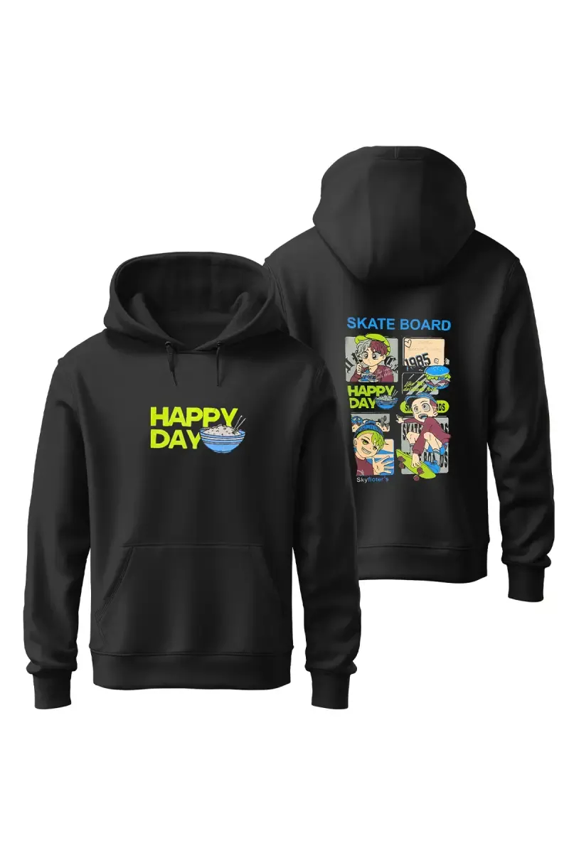 Cotton Graphic Print Hoodie for Men