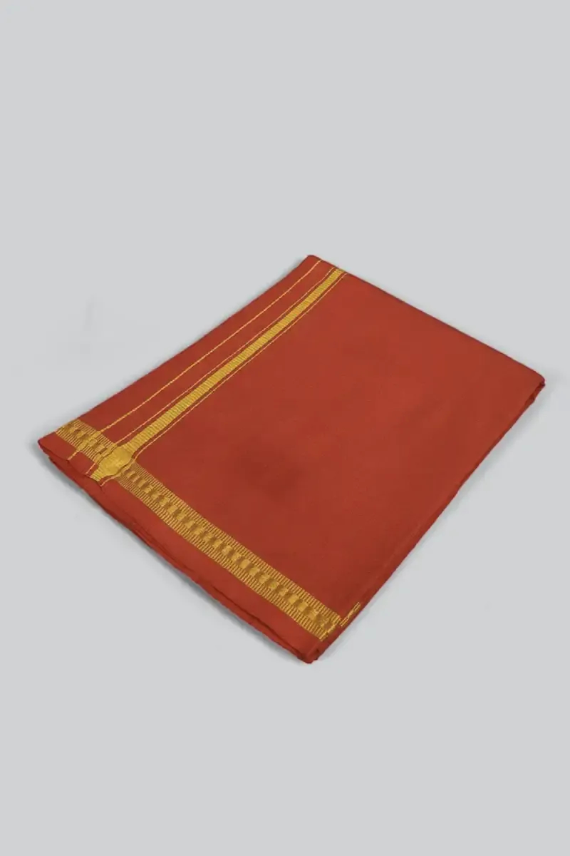 Cotton Solid Devotional Dhoti for Men