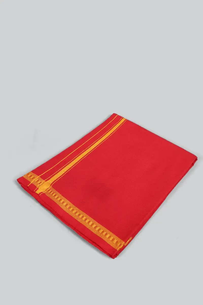 Cotton Solid Devotional Dhoti for Men