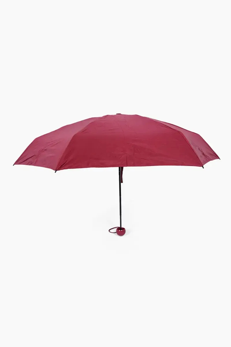 Polyester & Stainless Steel 3 Fold Capsule Umbrella - 8 Inch