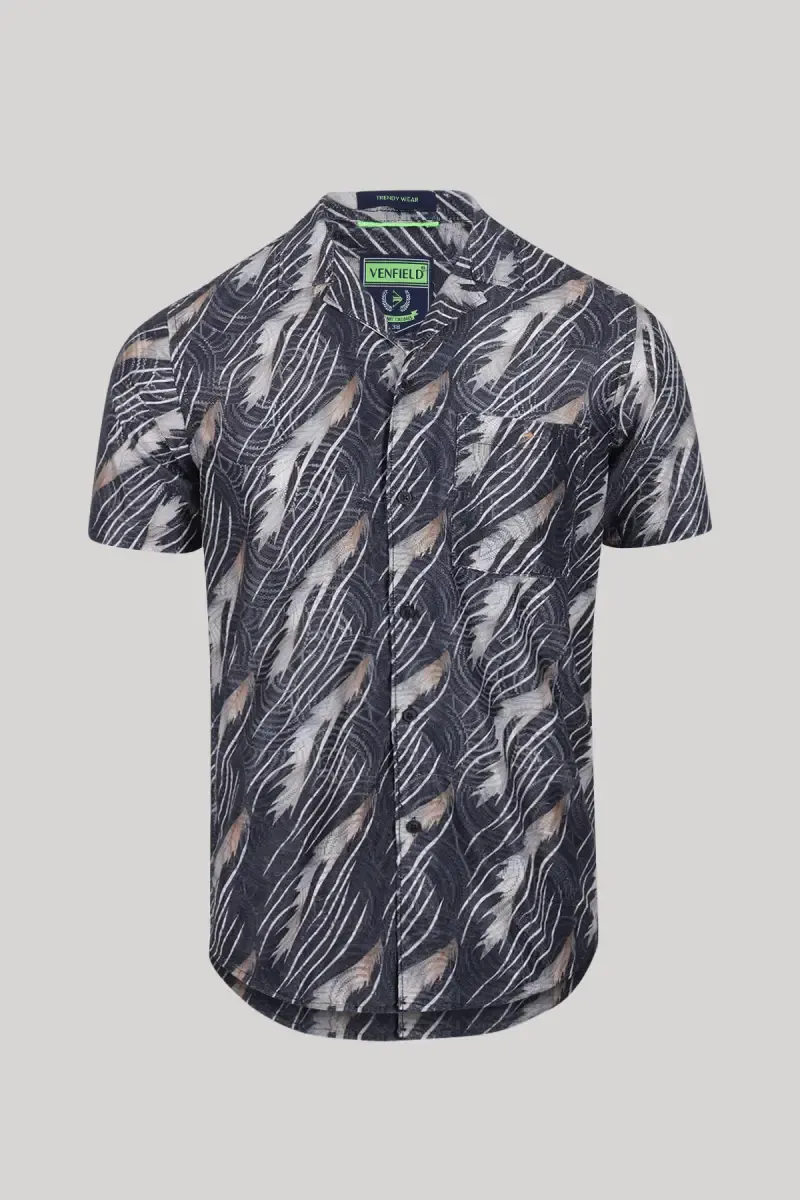 Poly Nylon Printed Casual Shirts for Men