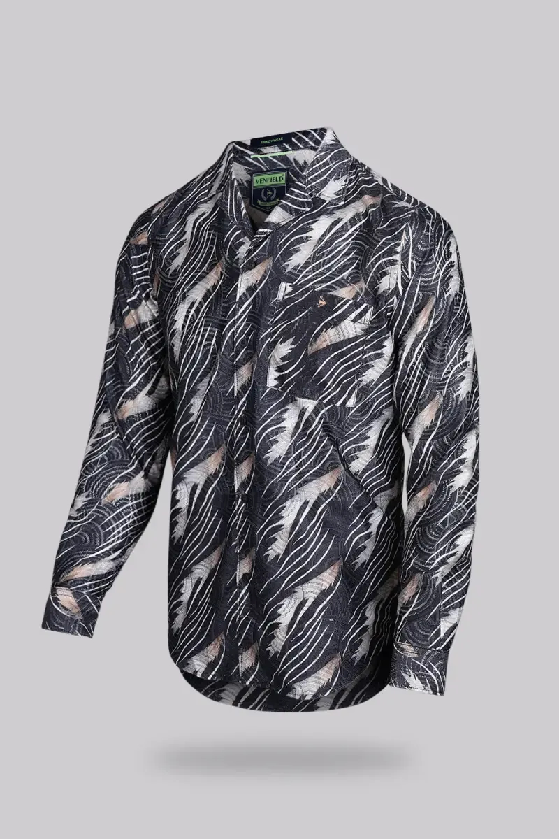 Poly Nylon Printed Casual Shirts for Men