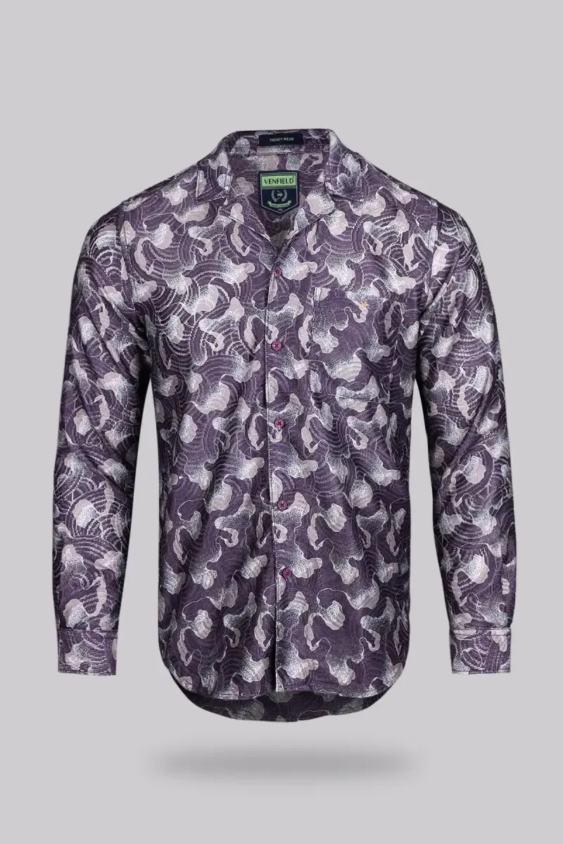 Poly Nylon Printed Casual Shirts for Men