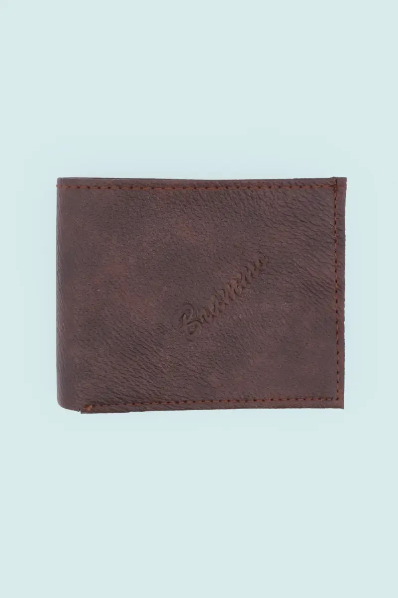 Men's Textured Synthetic Two Fold Wallet