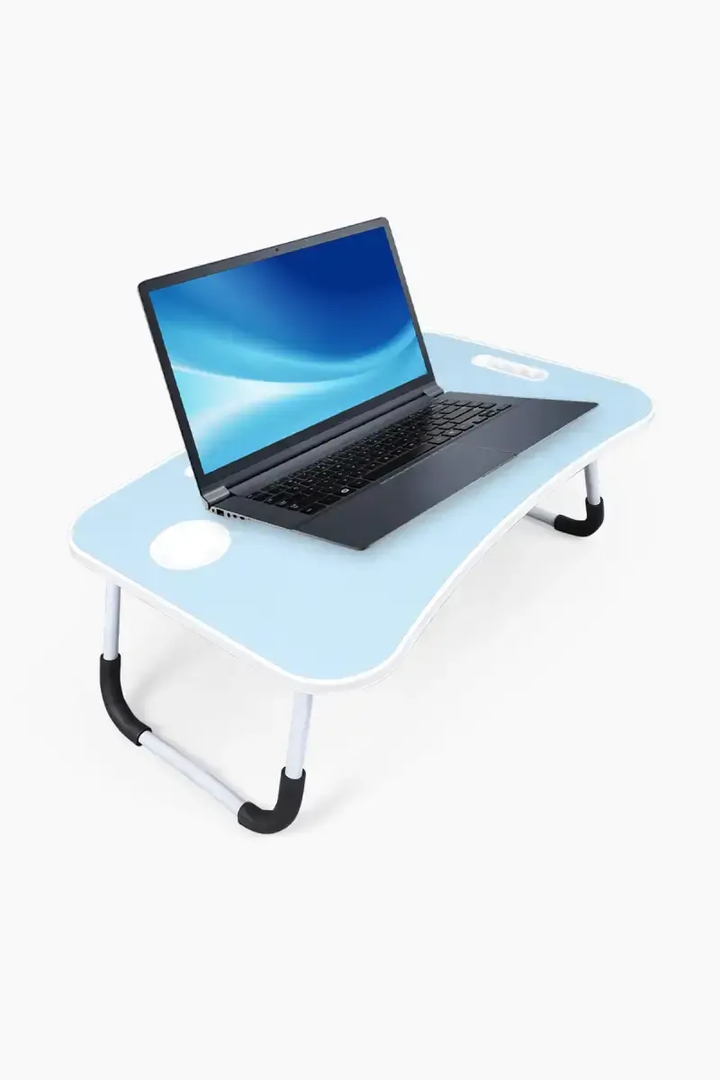 Generic Foldable Laptop Study Table (Blue)