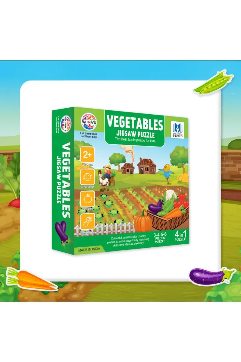 Vegetables Jigsaw Puzzle for Kids