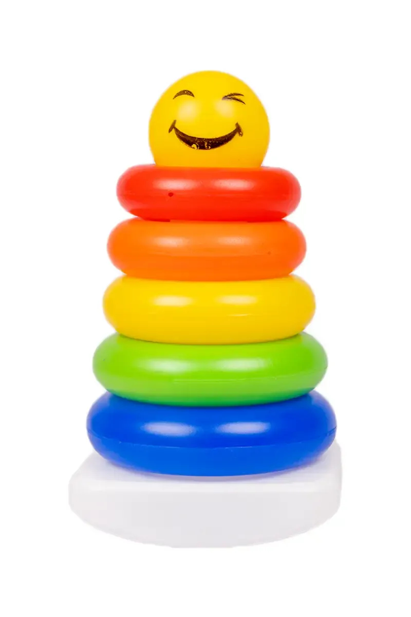 Smiley Stacking Ring Toy for Babies 