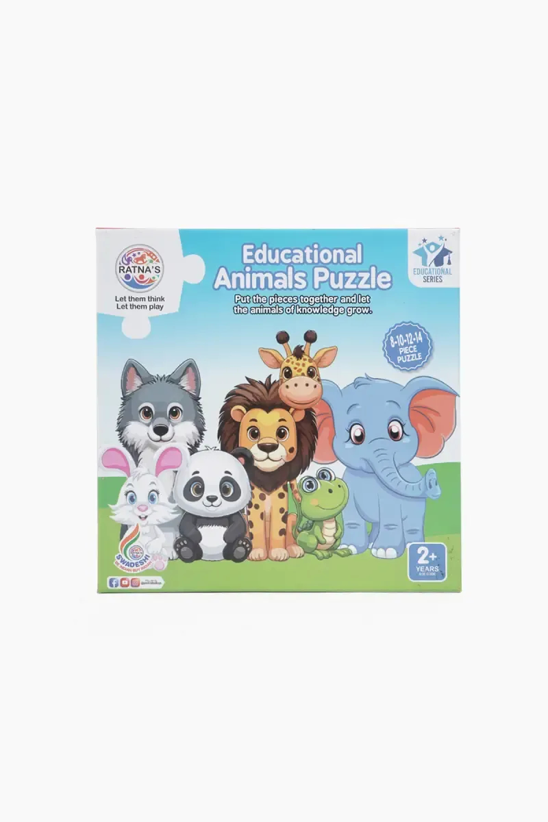 Ratna's Animals Educational Puzzle For Kids