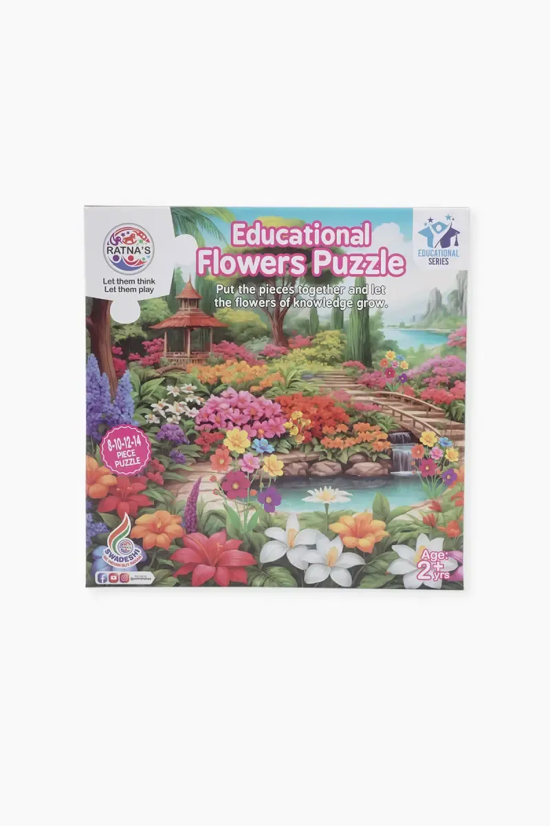 Ratna's Flowers Educational Puzzle For Kids