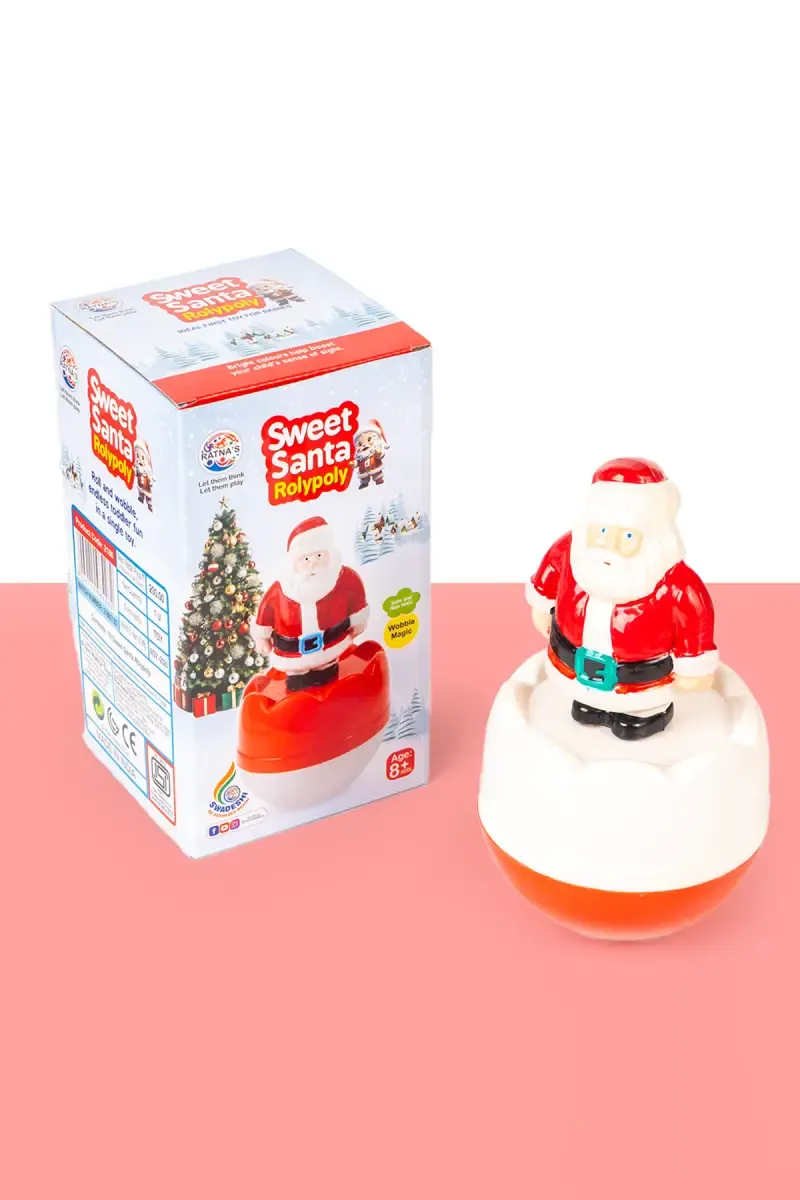 Sweet Santa Roly Poly Toy For Babies 