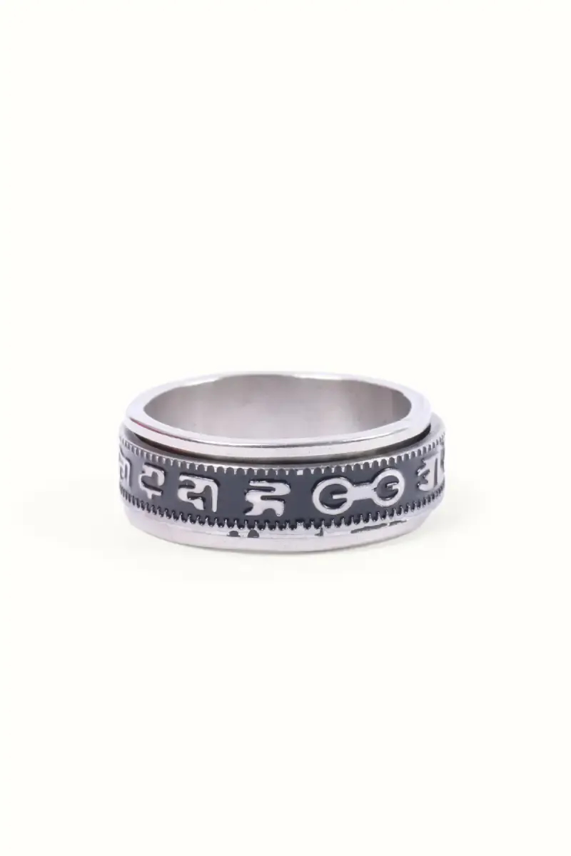 Silver Plated Spinner Ring for Women