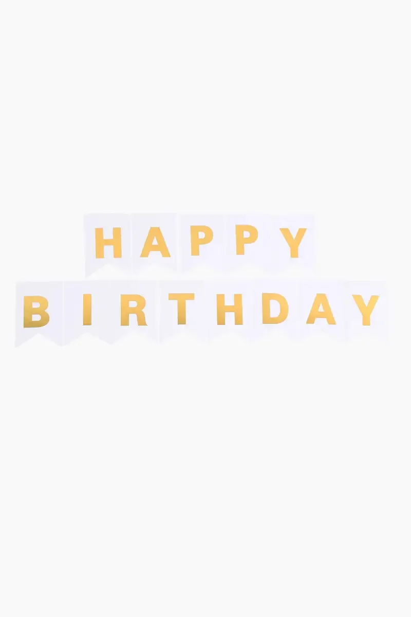 Happy Birthday Letter Banner - 13 Pcs