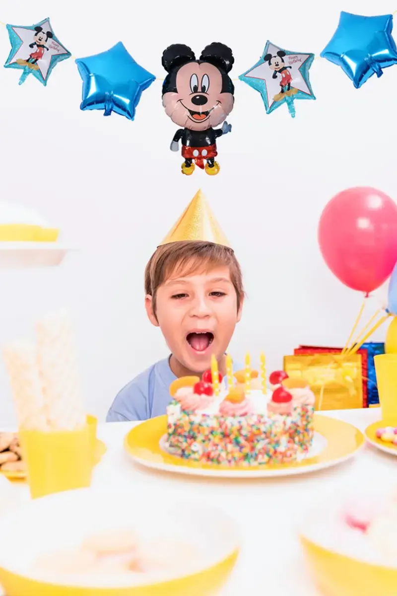 Foil Balloons (5 pcs, Mickey Mouse Theme) 