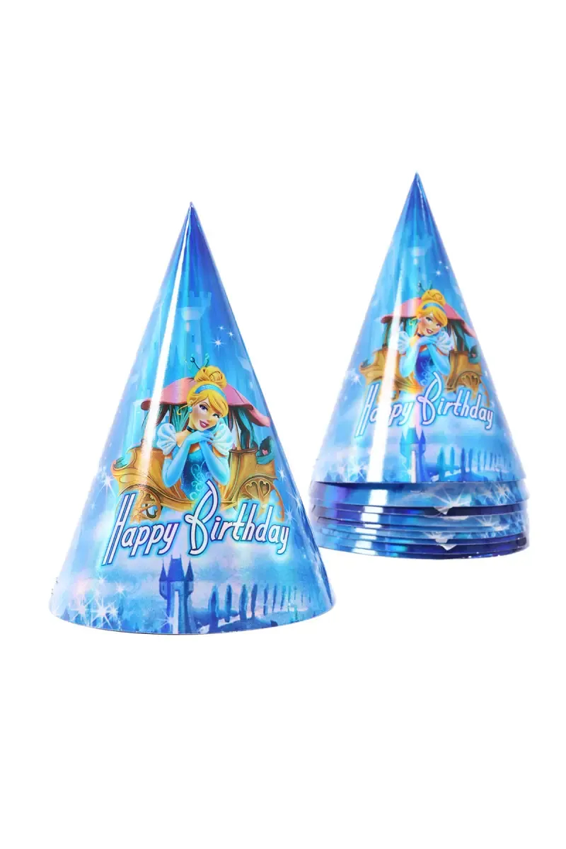 Birthday Cap for Kids- Frozen Theme (Pack of 10) 