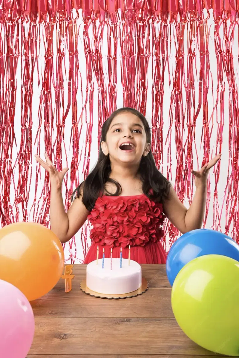 Foil Fringe Curtain for Party Decoration 