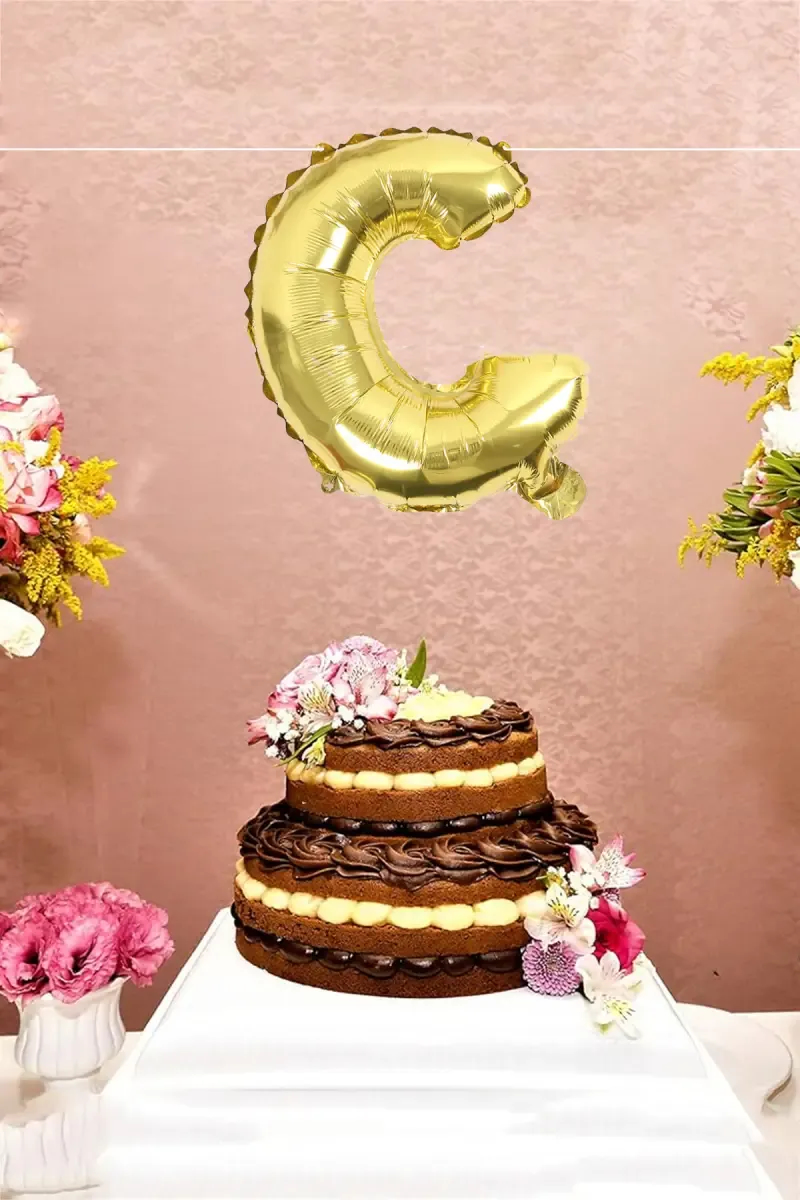 Foil Alphapet Party Balloon- Letter C (18 Inches)