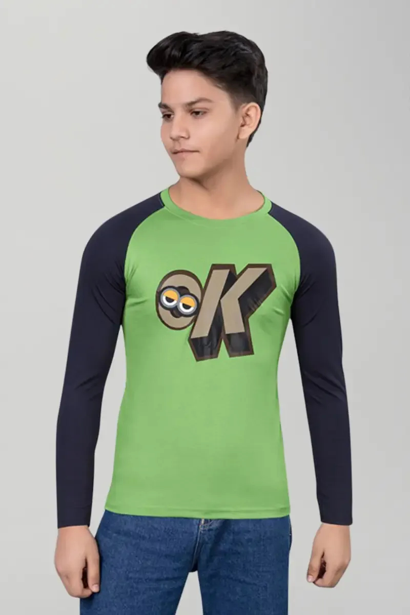 Boy's Printed Cotton Casual T-shirt