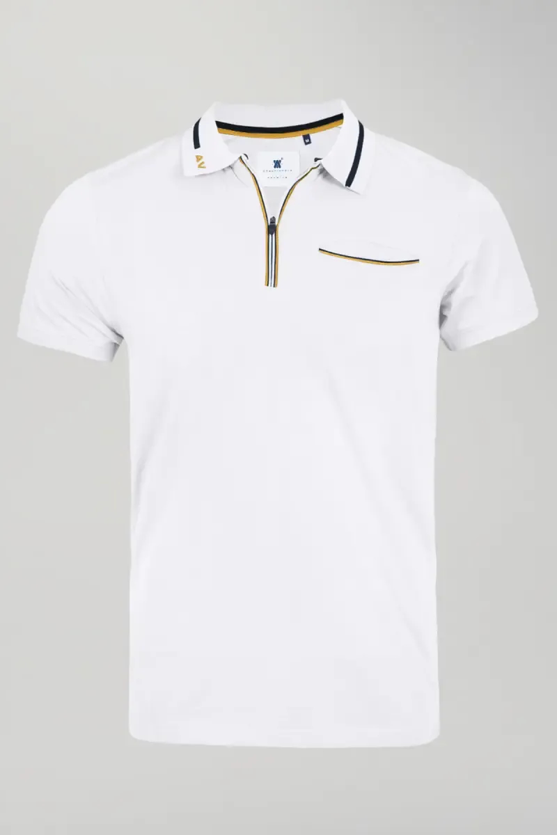 Cotton Solid Casual Polos for Men