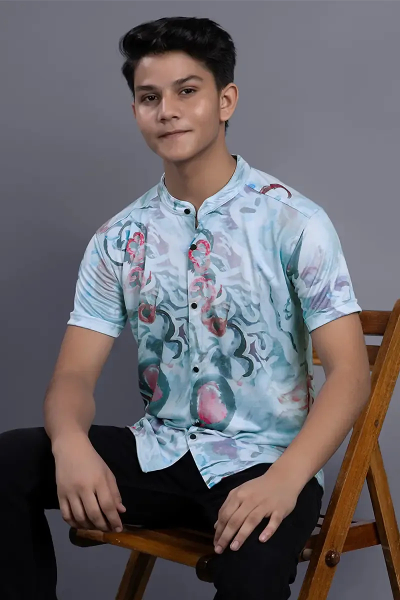 Abstract Printed Shirt for Boy