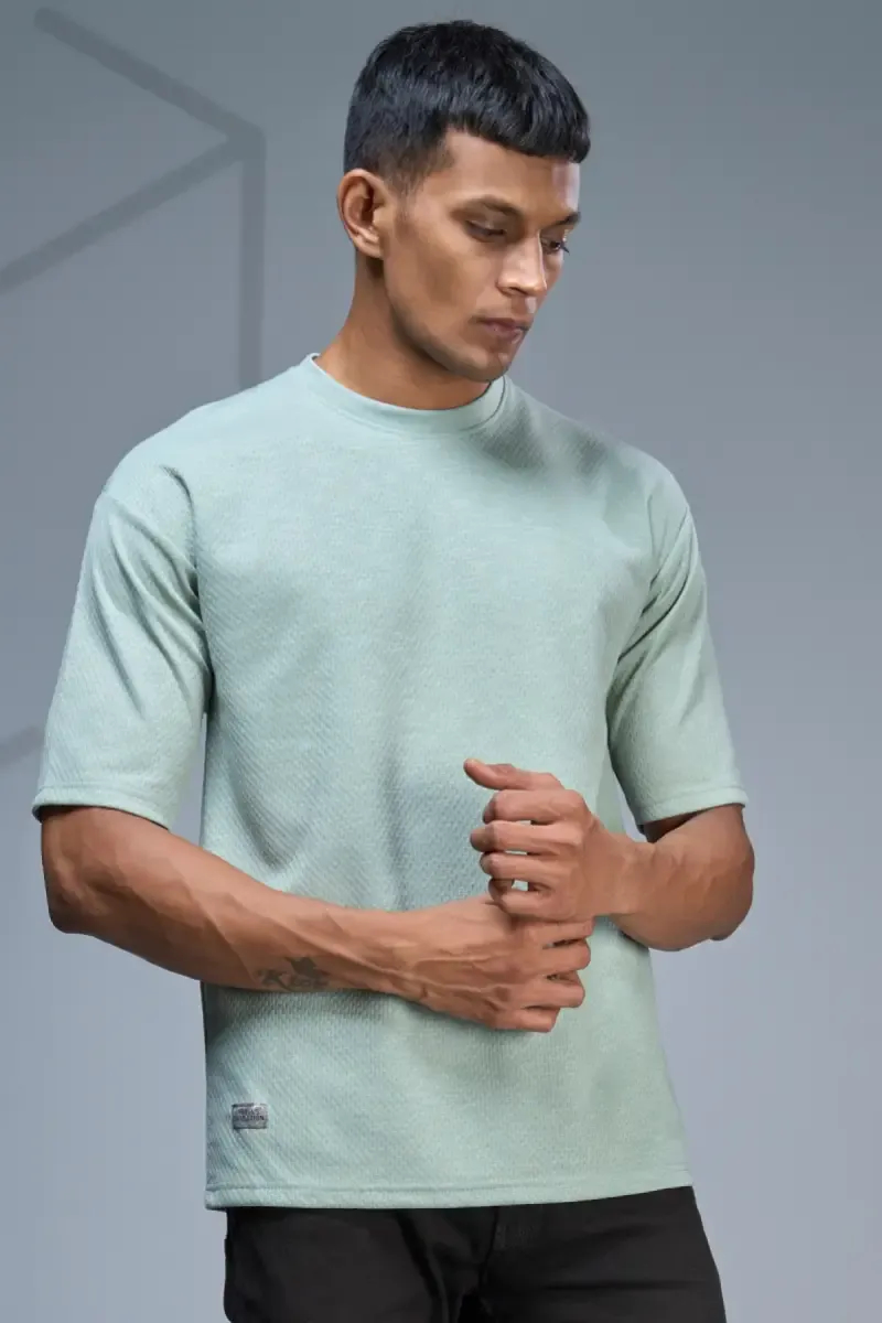 Men's Self Designed Drop Shoulder T-shirt
