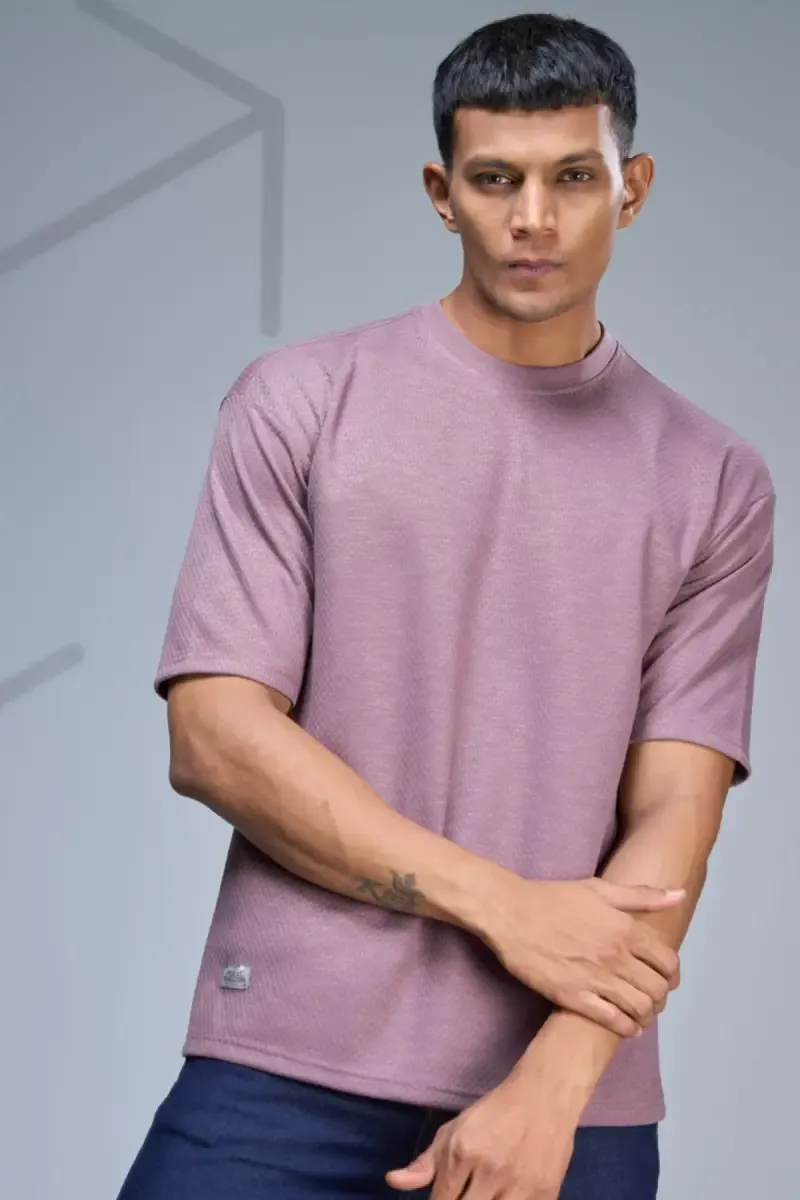 Men's Self Designed Drop Shoulder T-shirt