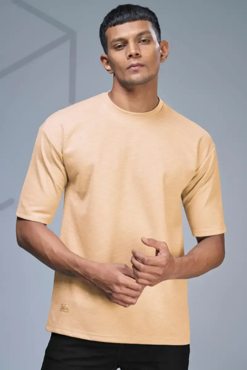 Men's Self Designed Drop Shoulder T-shirt
