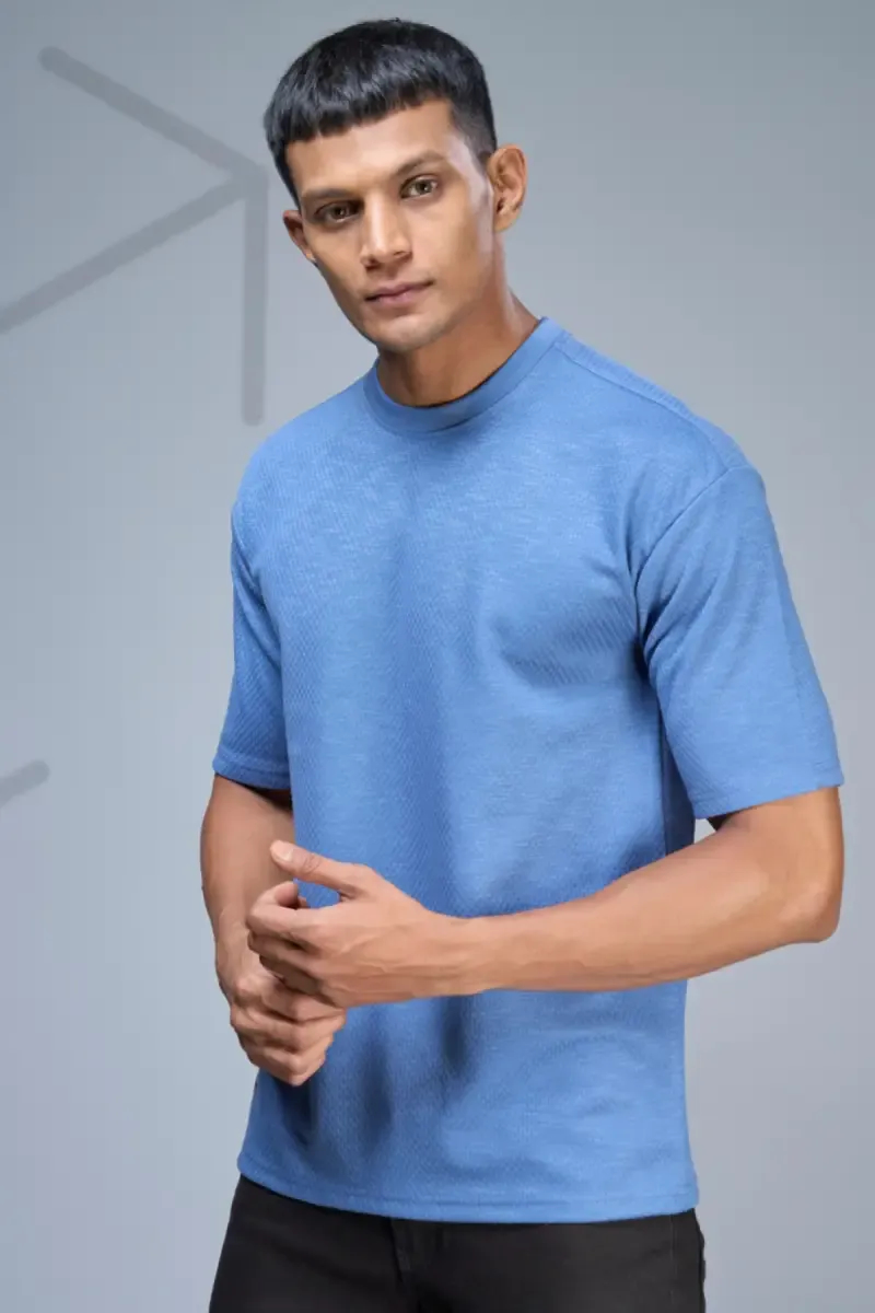 Men's Self Designed Drop Shoulder T-shirt